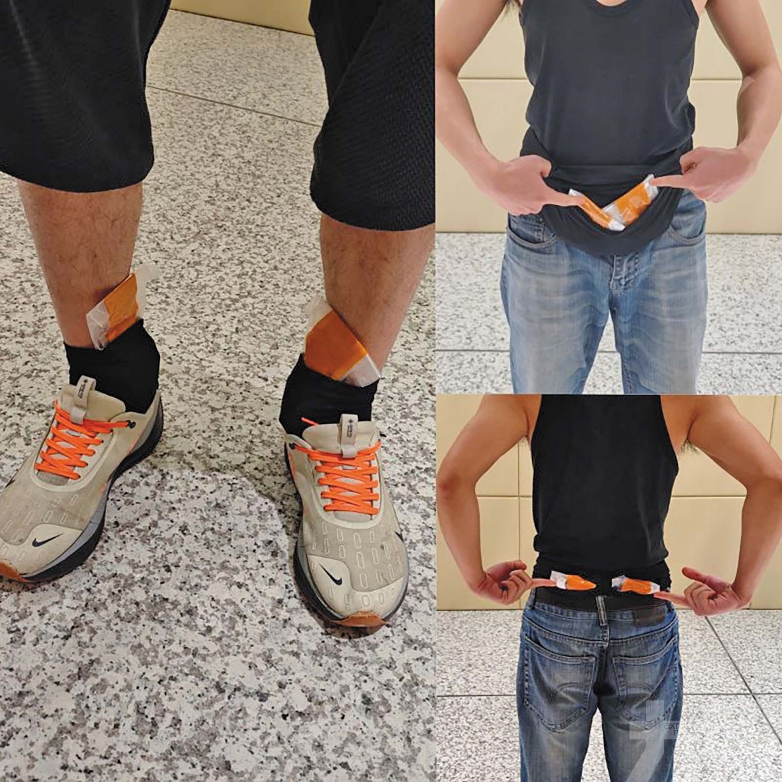 旅客綁藏8公斤銀粒入境被查