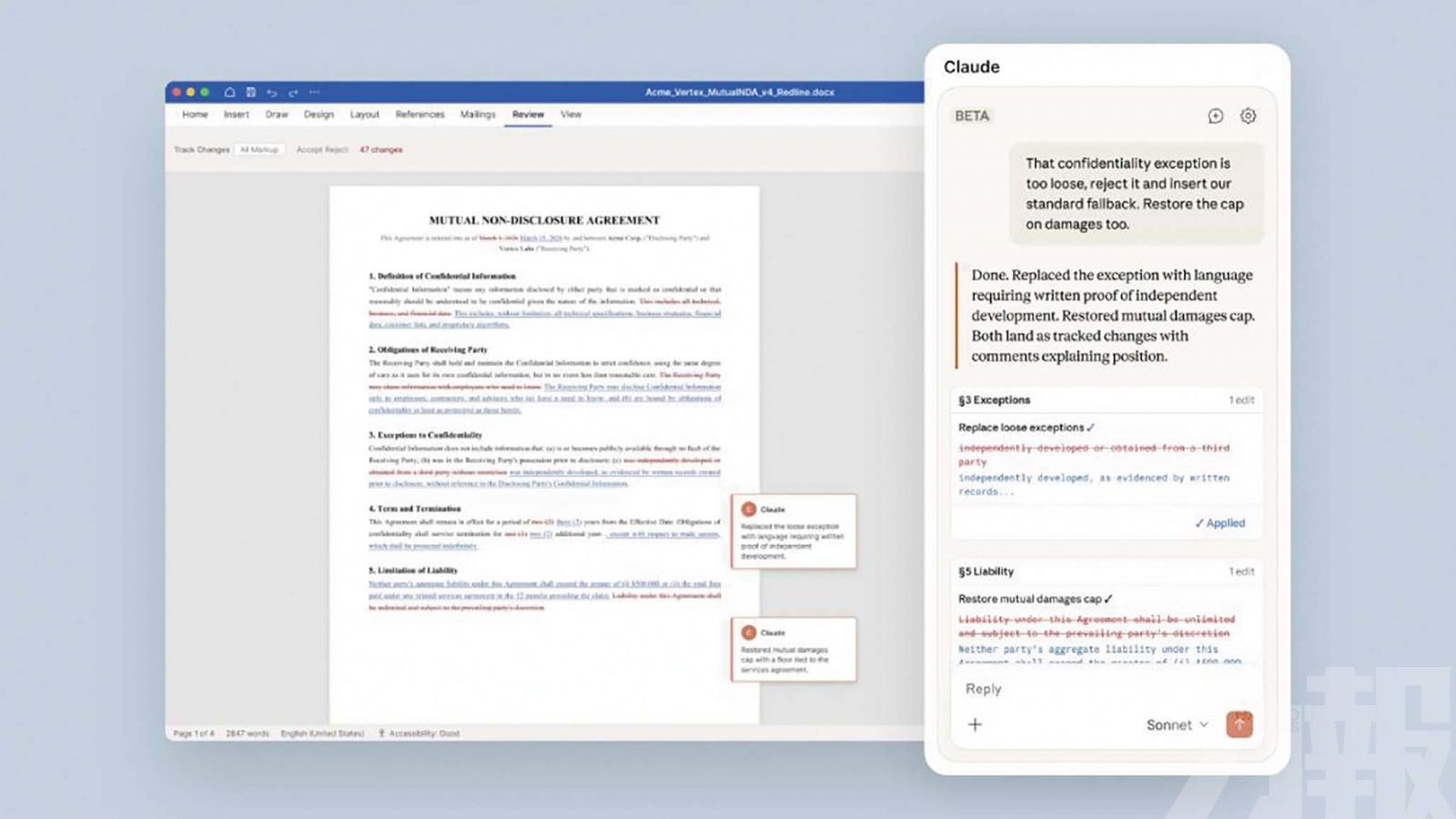 Anthropic推出Claude for Word