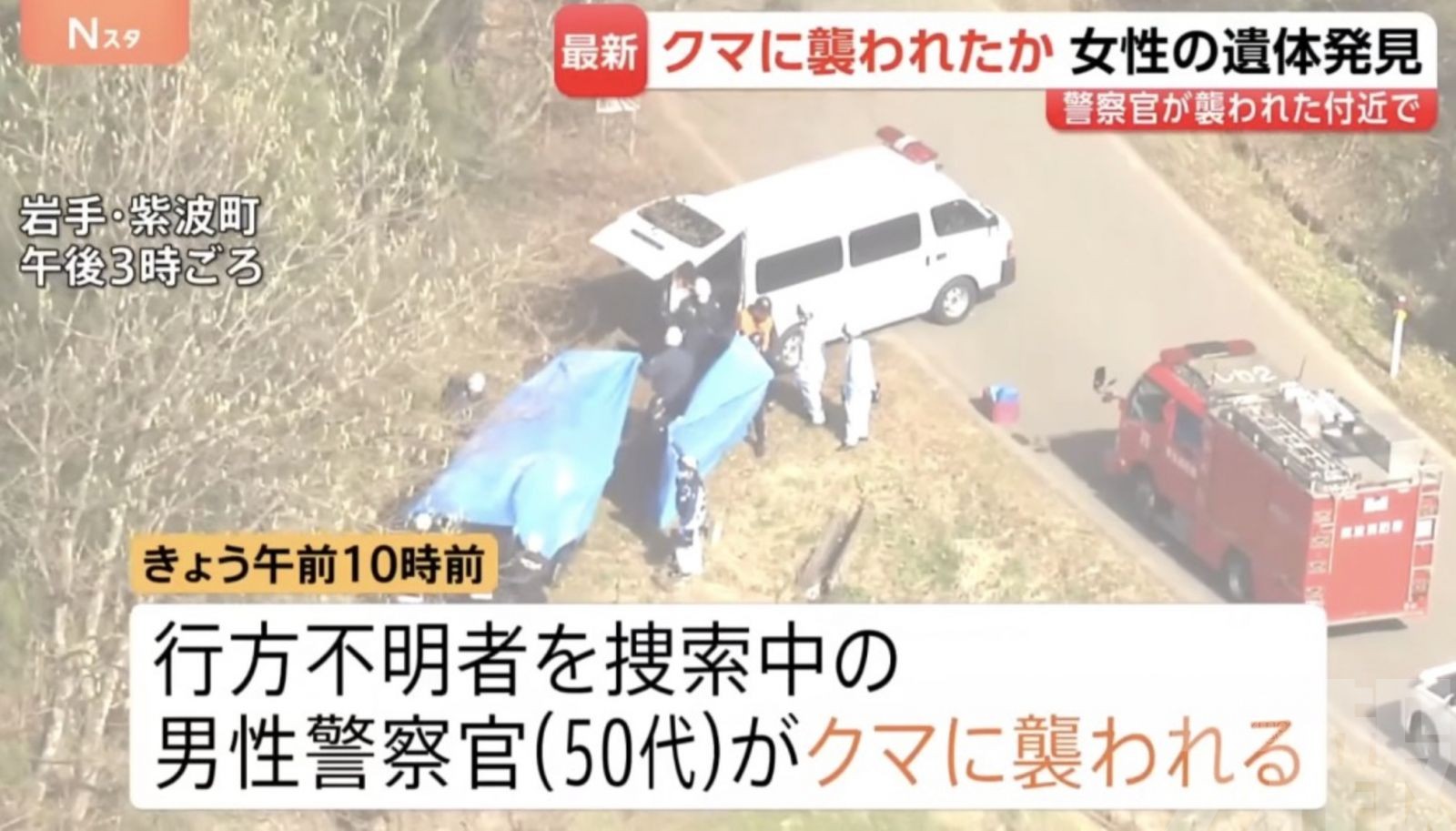 山區發現嚴重損毀女屍