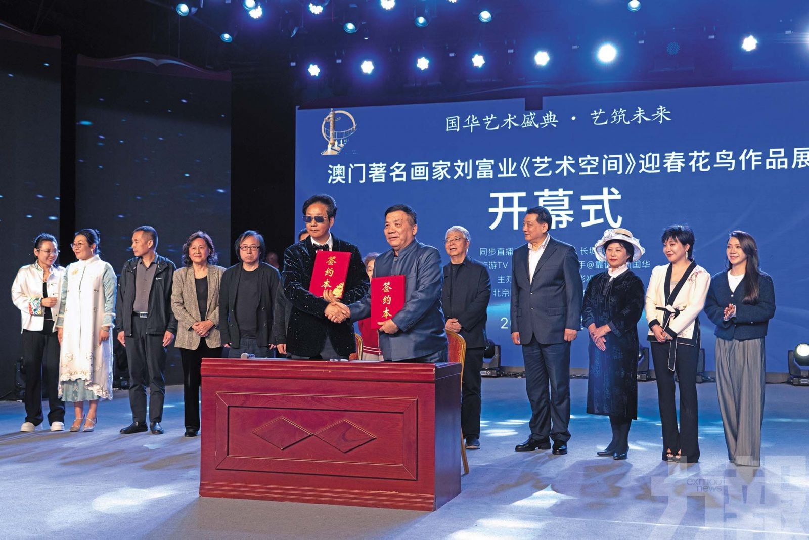 迎春花鳥展同步揭幕打造藝術盛宴