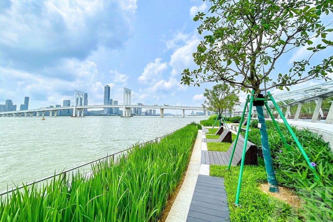 南岸海濱綠廊二期二區今起開放使用