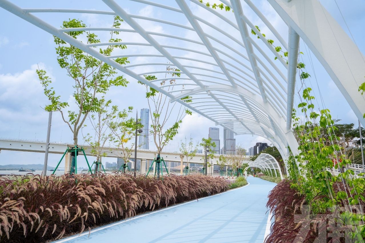 南岸海濱綠廊二期二區今起開放使用