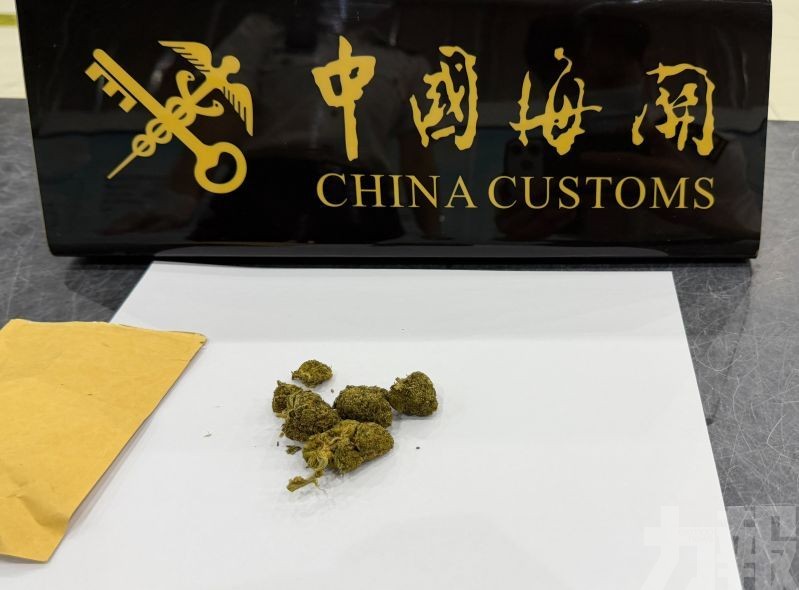 海關抽查檢獲5.95克