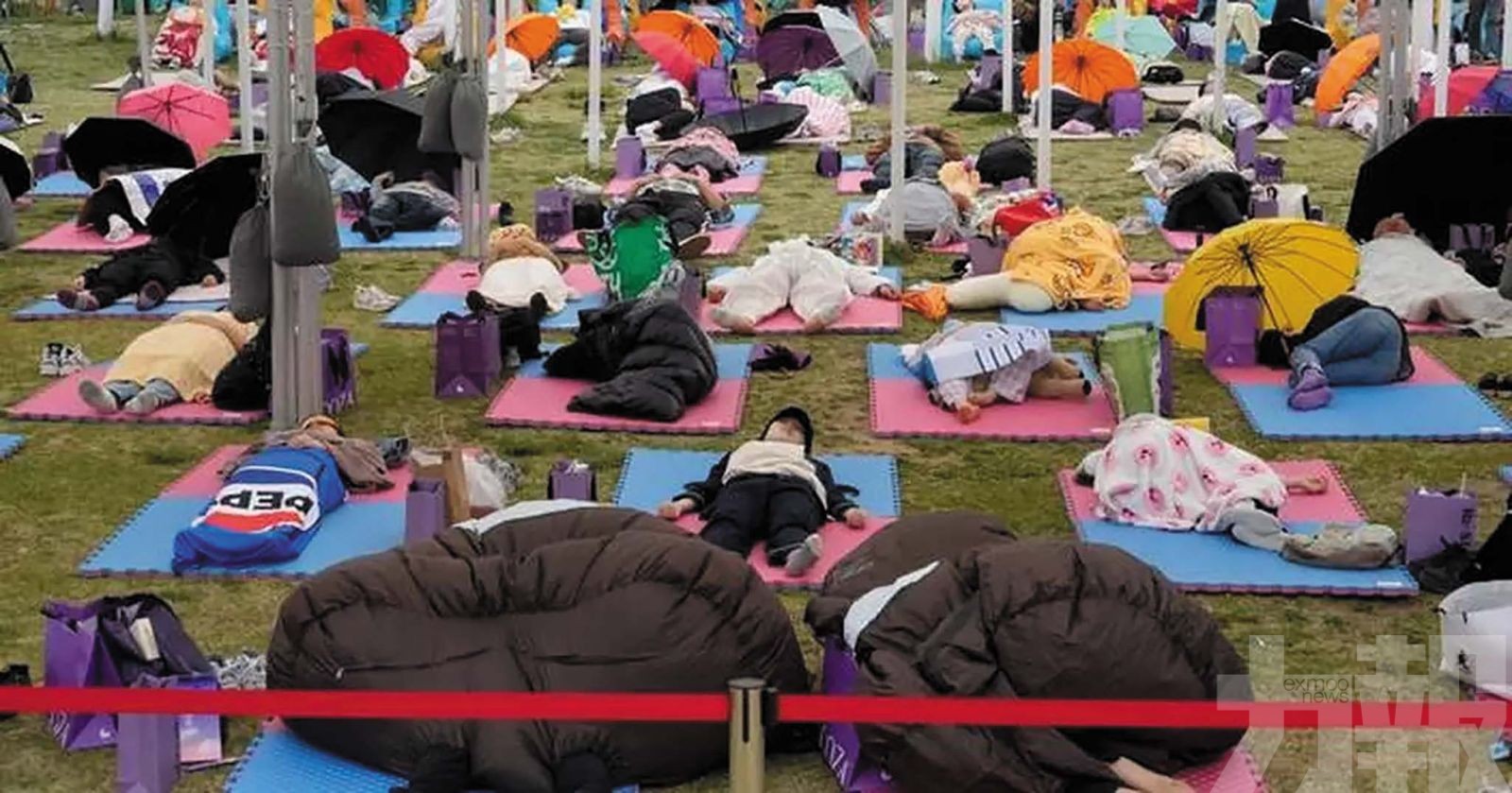 170人比拼誰睡得最沉