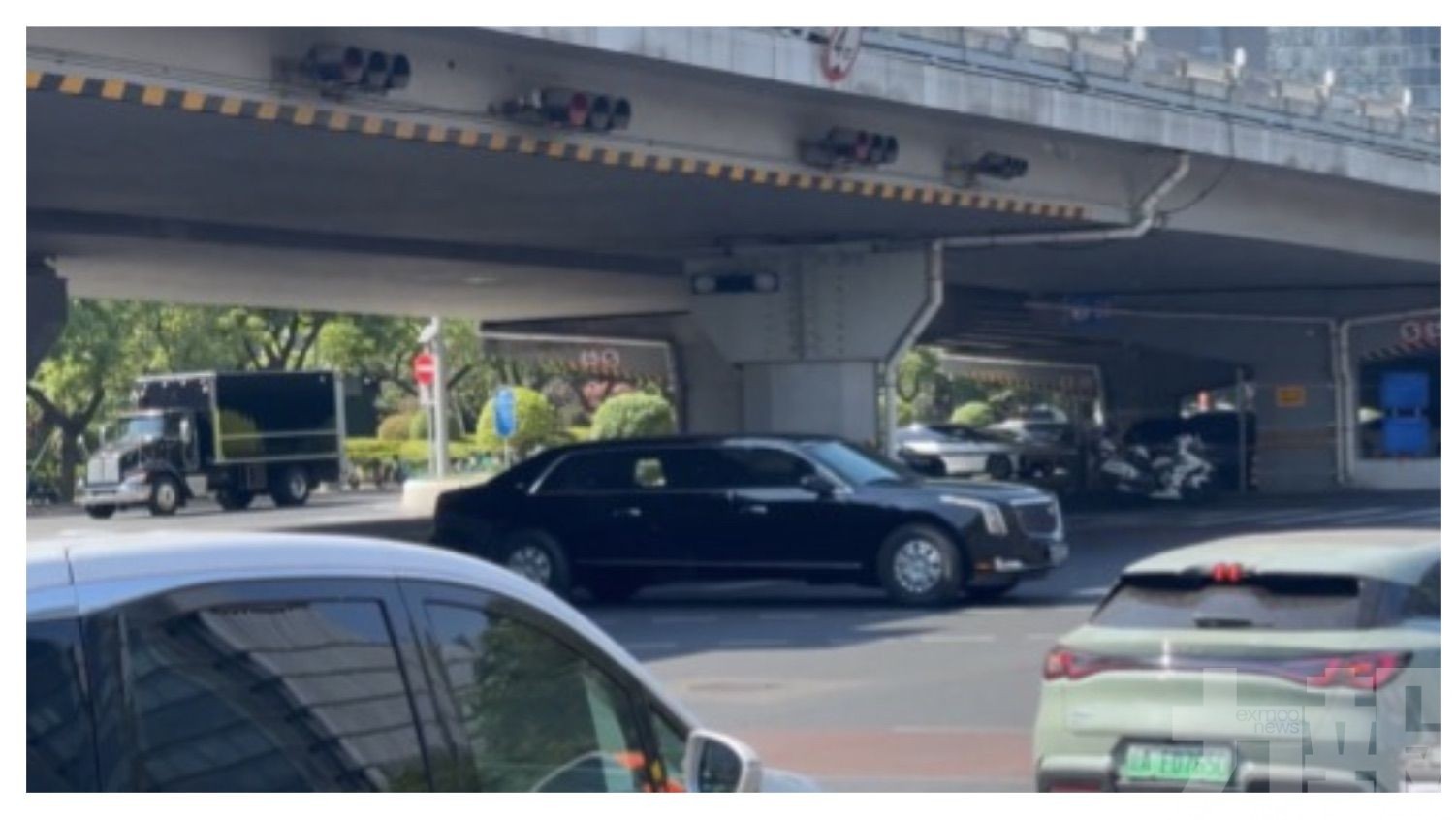 防彈「野獸」專車現身北京街頭