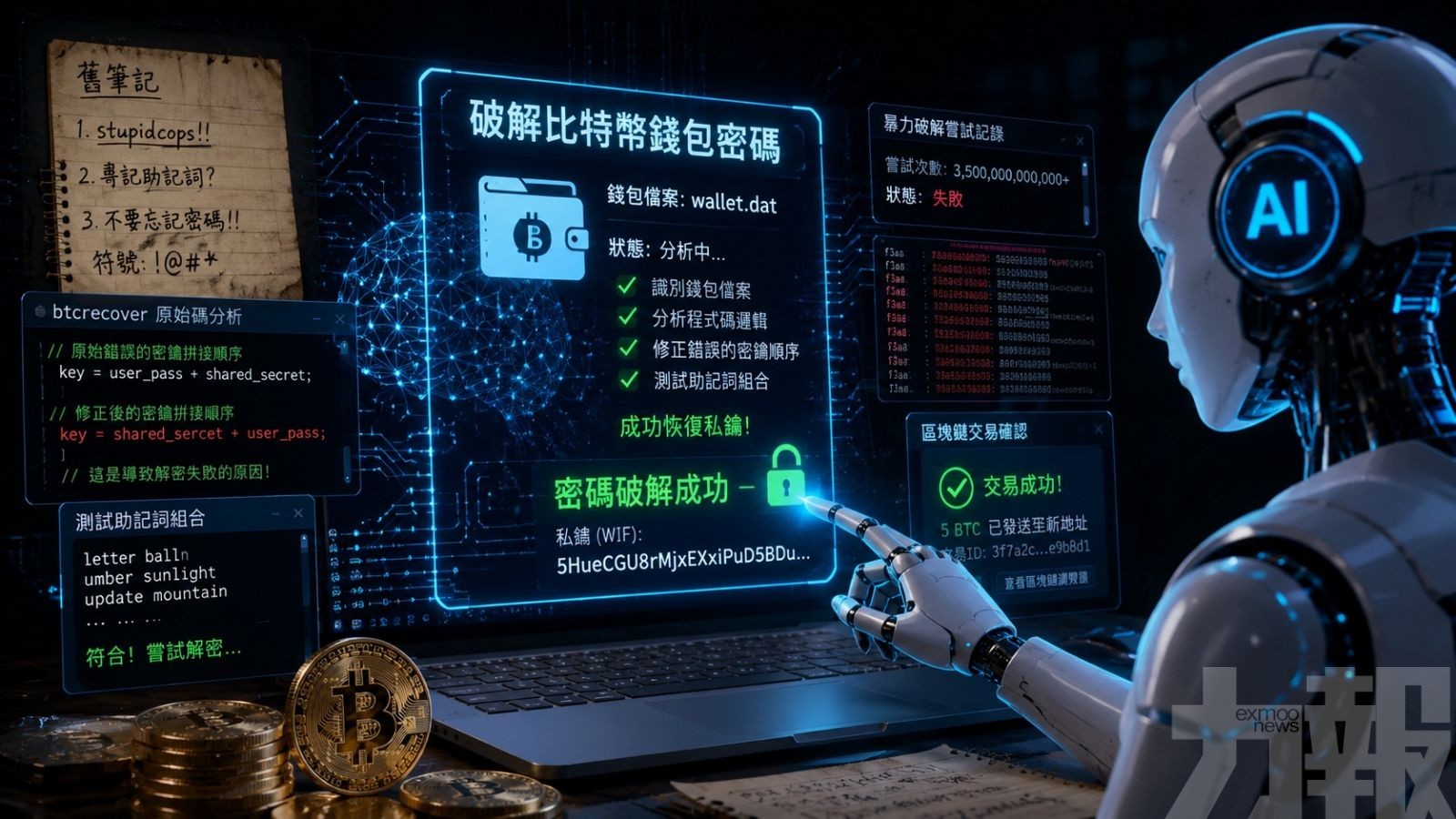 一天找回沉睡11年比特幣