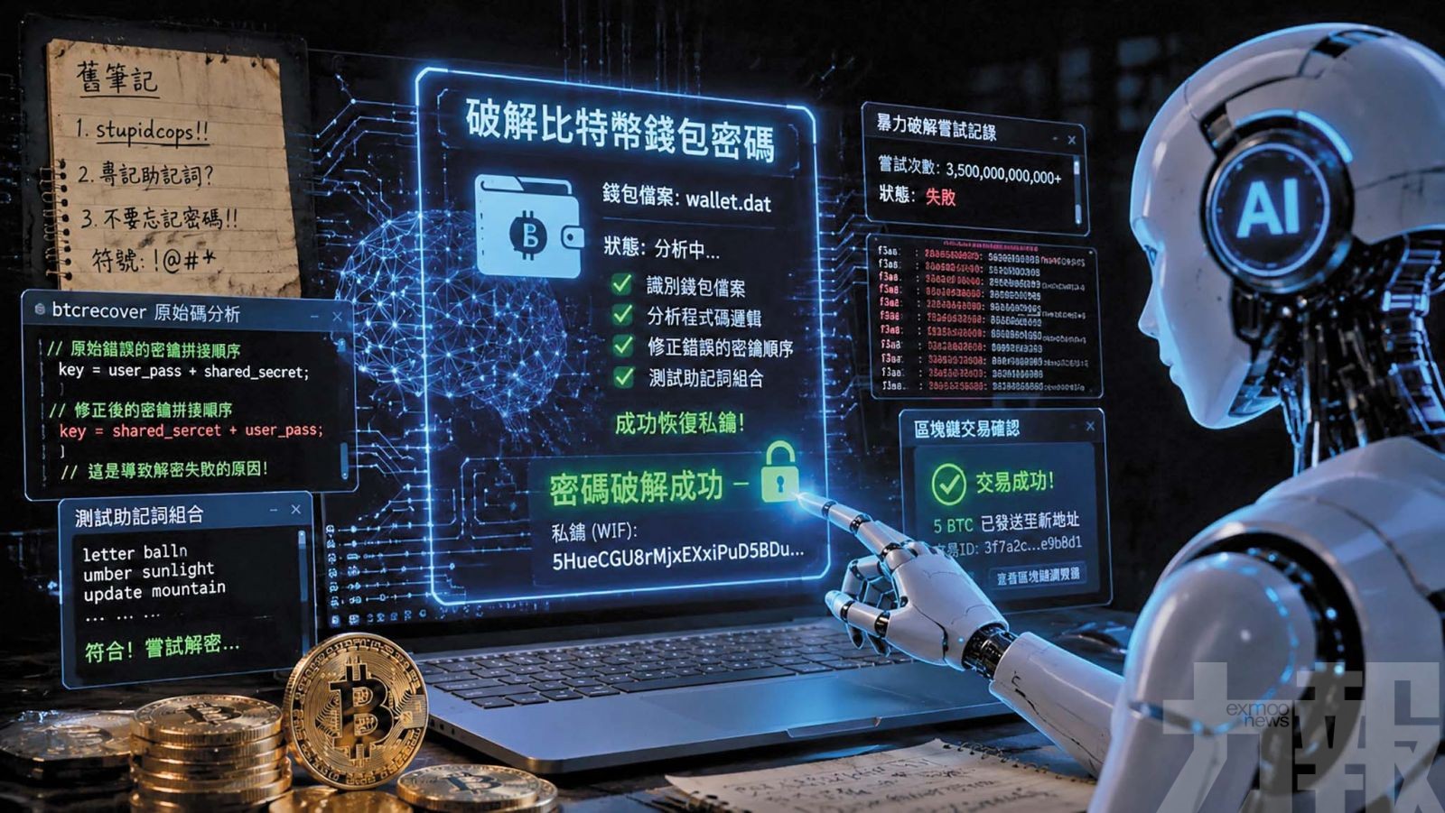 一天找回沉睡11年比特幣
