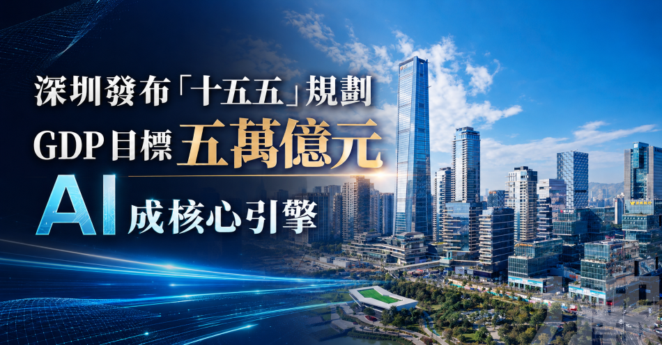 GDP目標五萬億元 AI成核心引擎