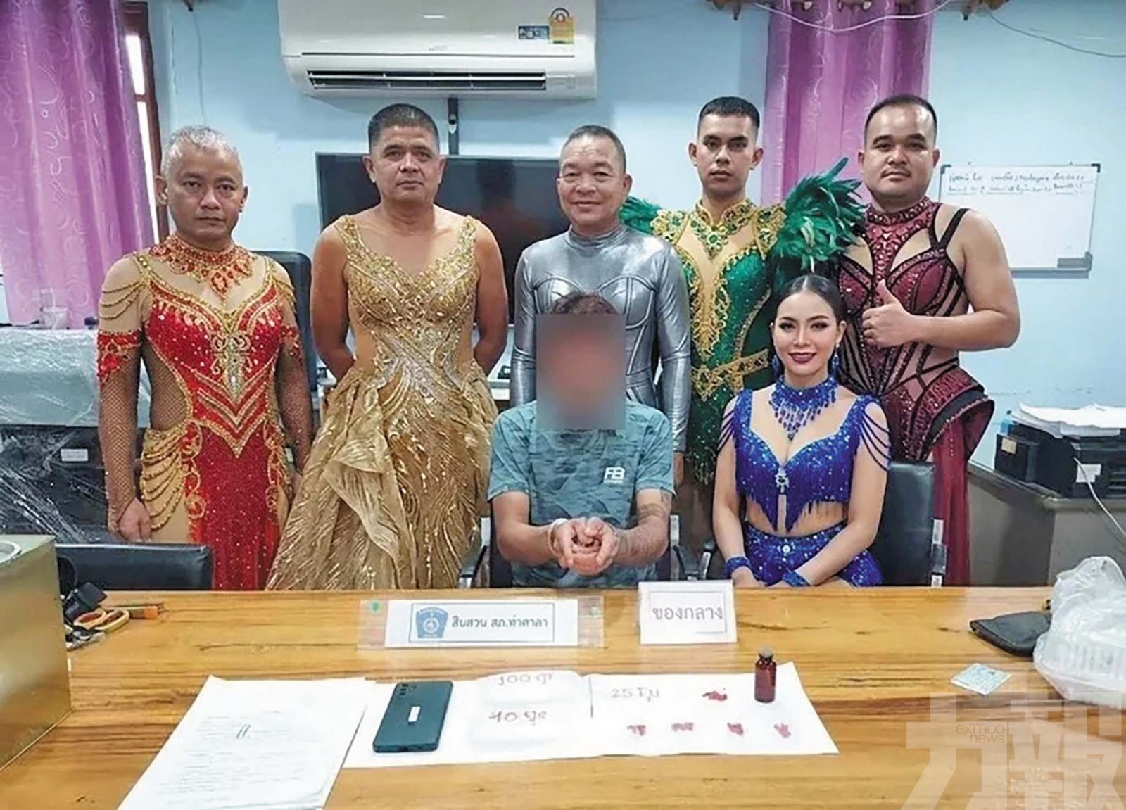 舞蹈節扮表演團拘捕毒販