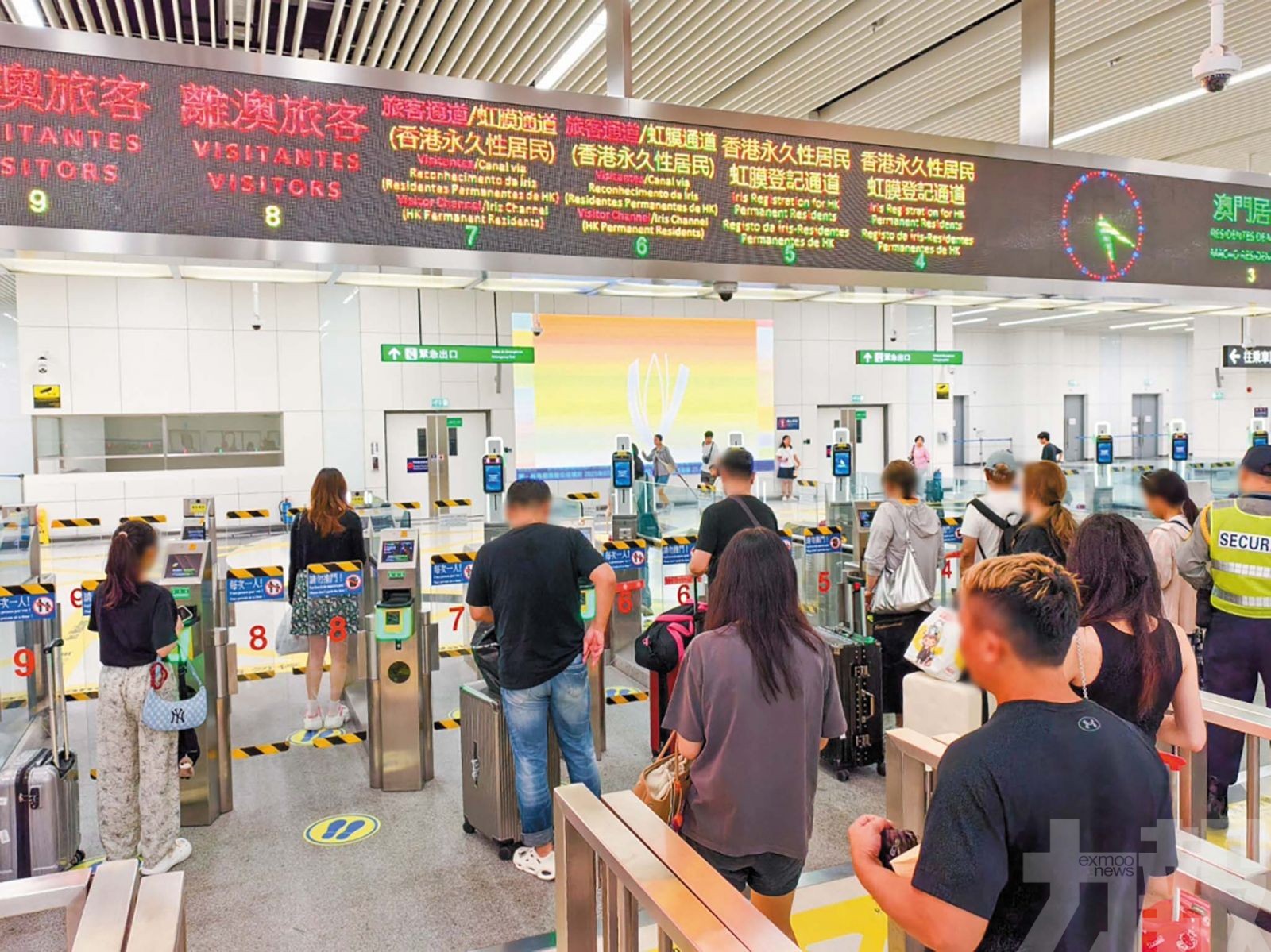 虹膜通關今擴至外僱和外地學生