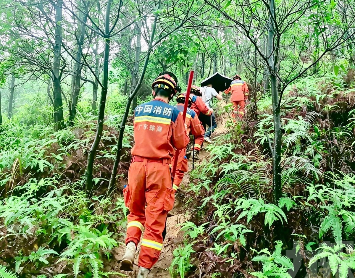 消防定位搜救助其脫困