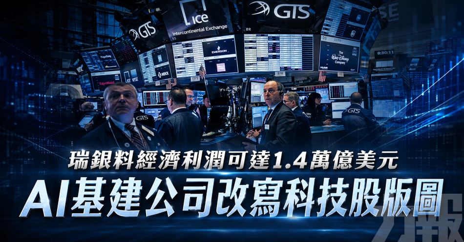 瑞銀料經濟利潤可達1.4萬億美元