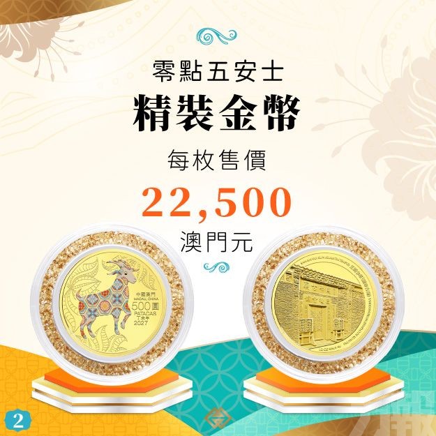 羊年生肖幣下周一起接受認購登記