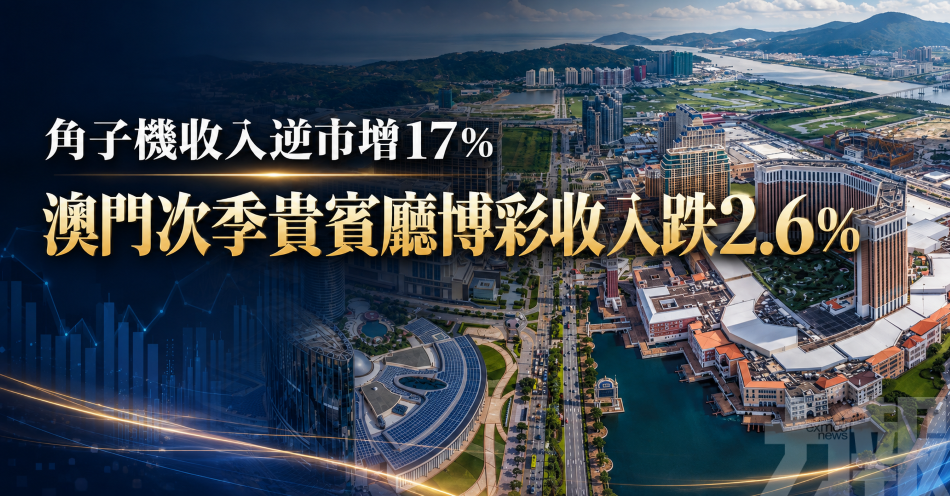 角子機收入逆市增17%