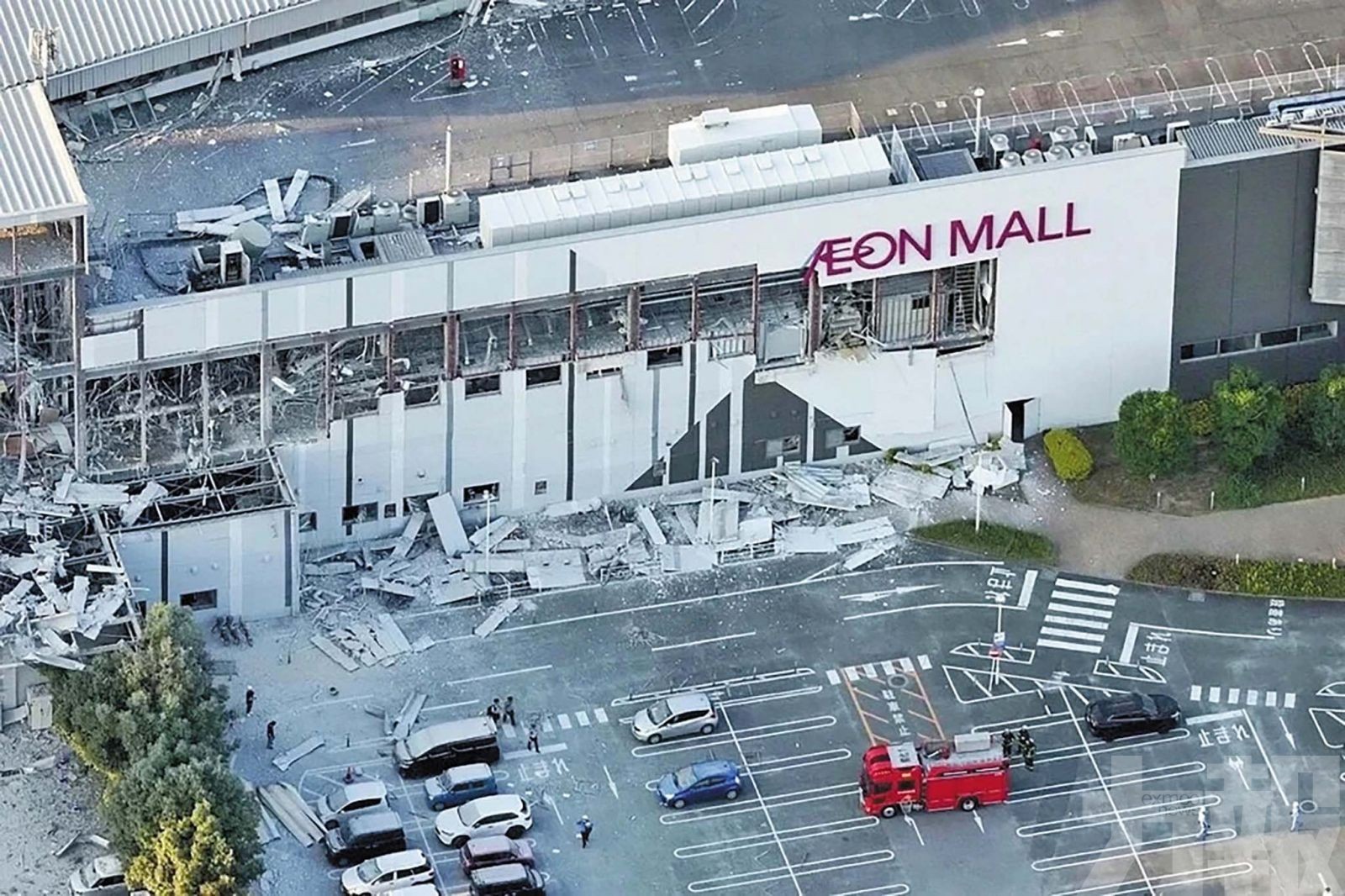 永旺夢樂城爆炸坍塌多人受困