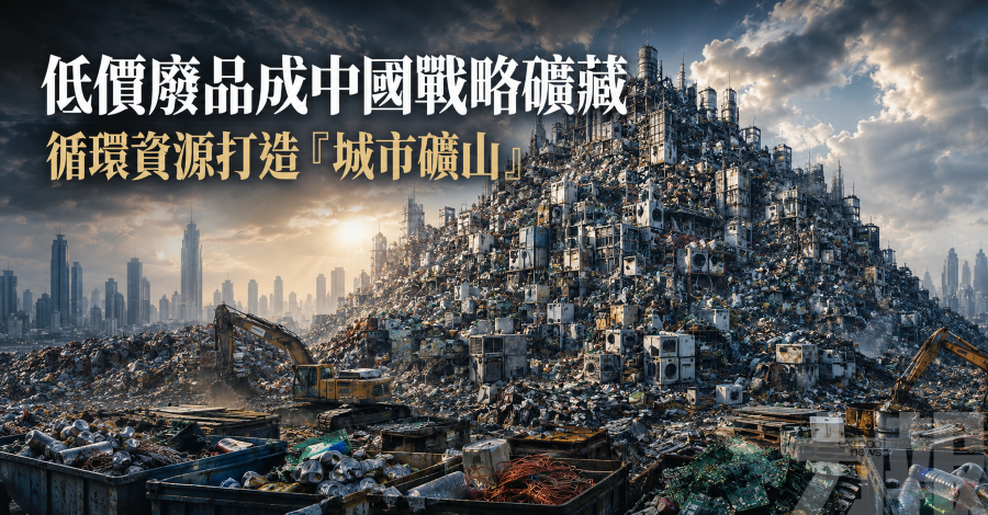 低價廢品成中國戰略礦藏
