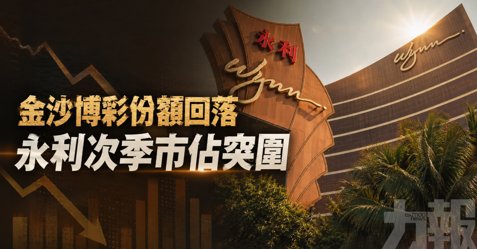 金沙博彩份額回落