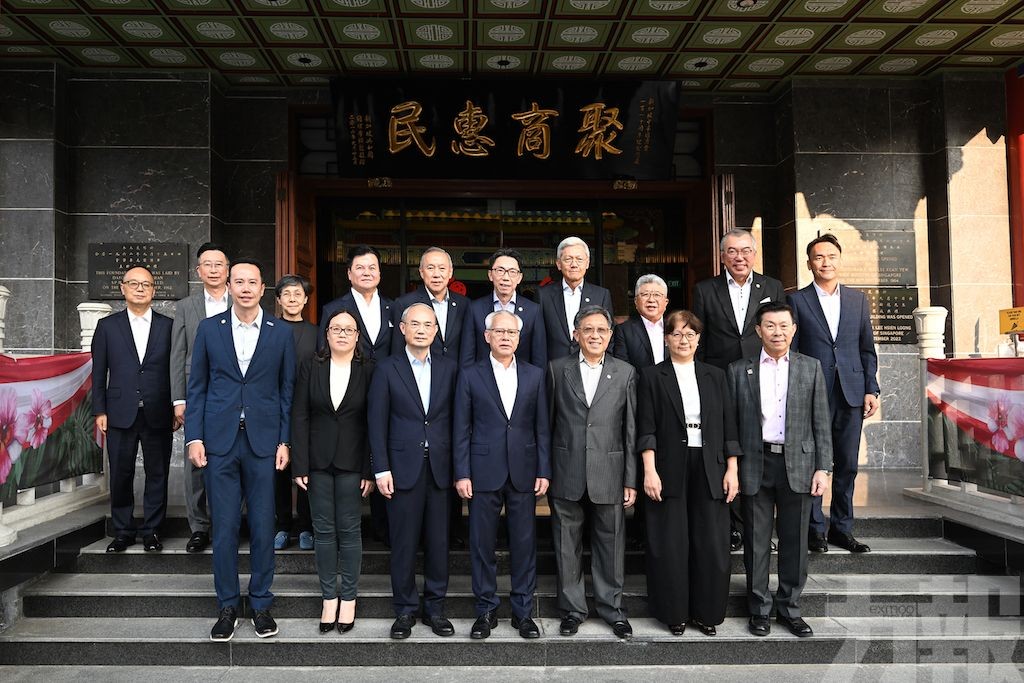 岑浩輝與新加坡華社及商會代表會面