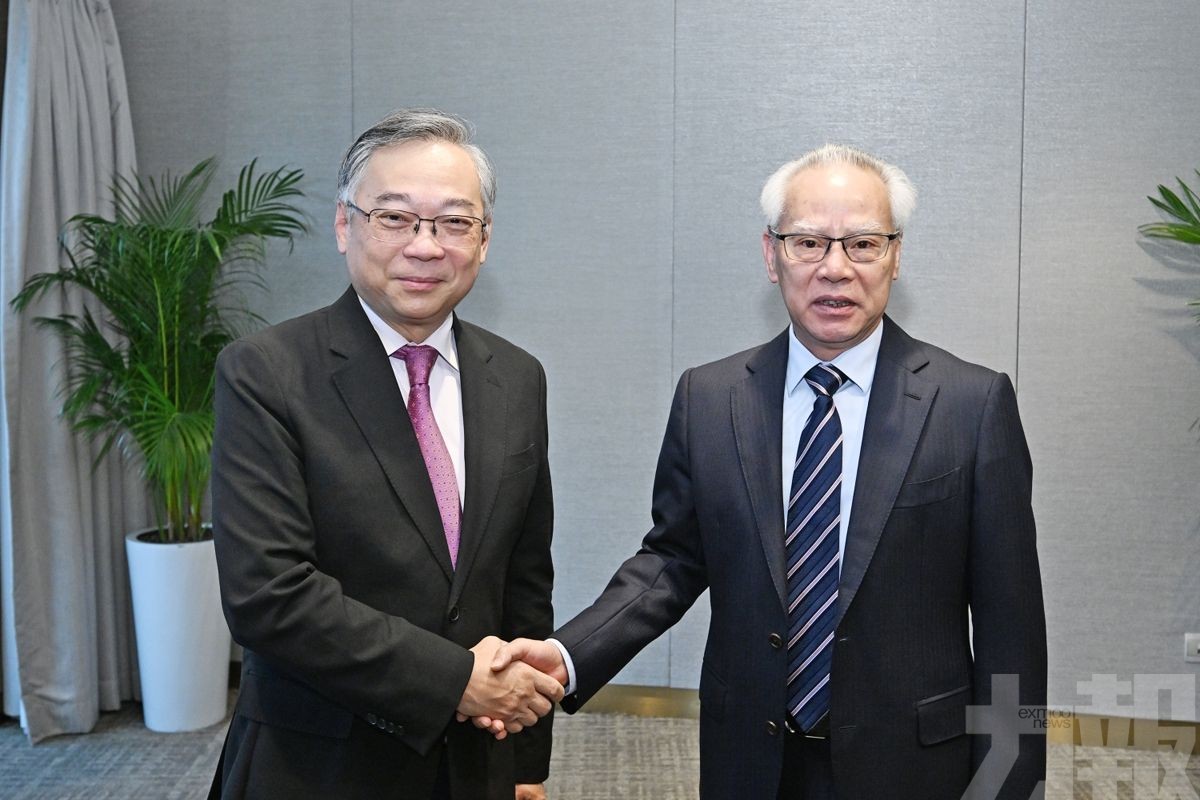 有片！行政長官岑浩輝拜會新加坡副總理顏金勇