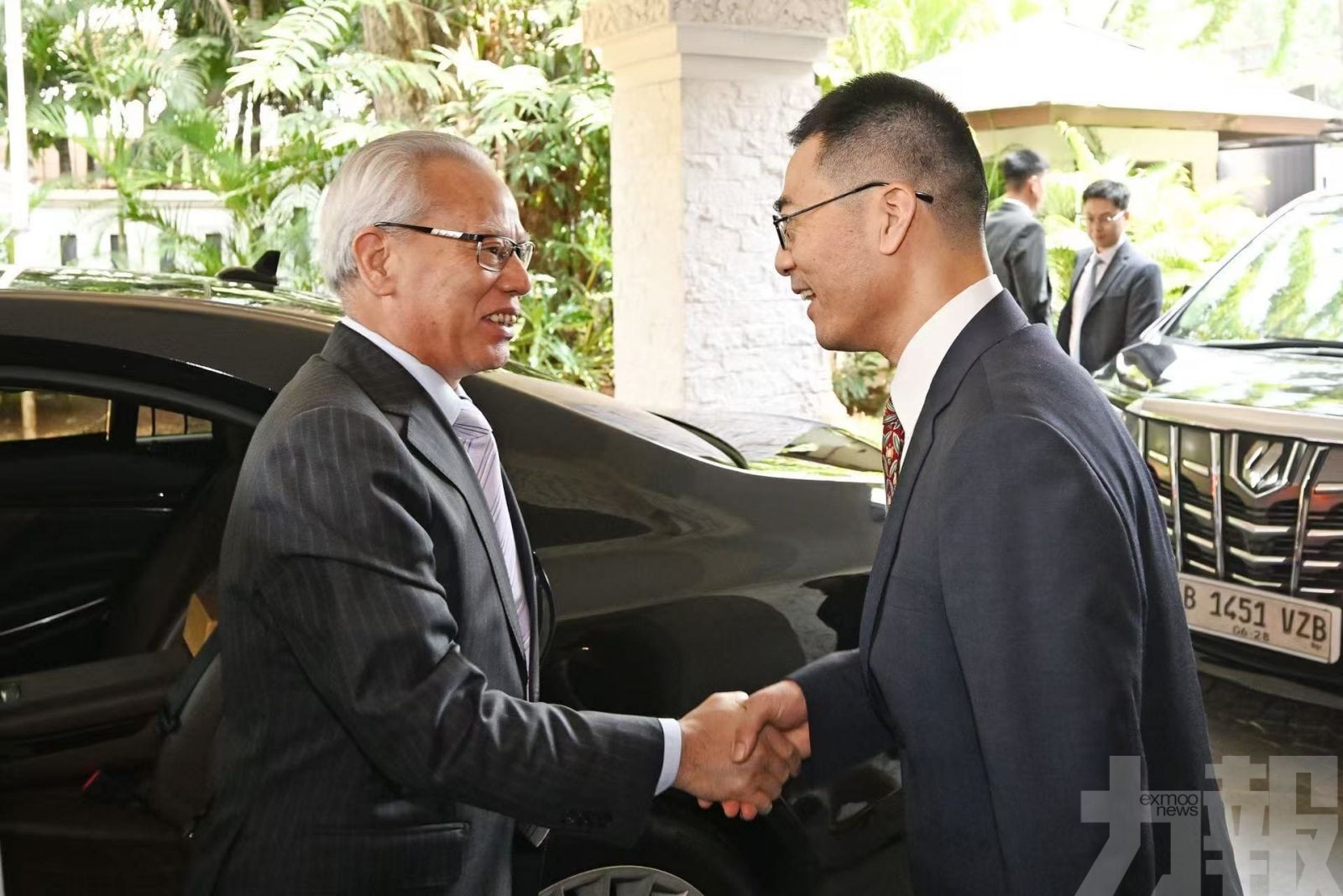 行政長官岑浩輝與中國駐東盟使團團長王擎會面