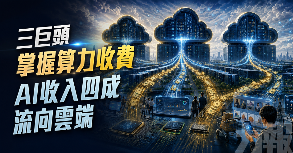 三巨頭掌握算力收費