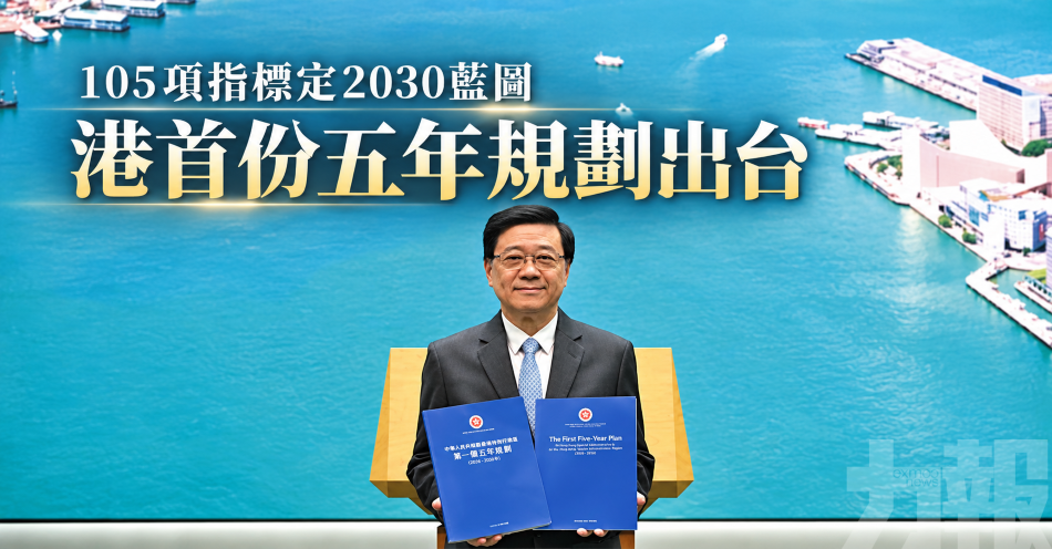105項指標定2030藍圖