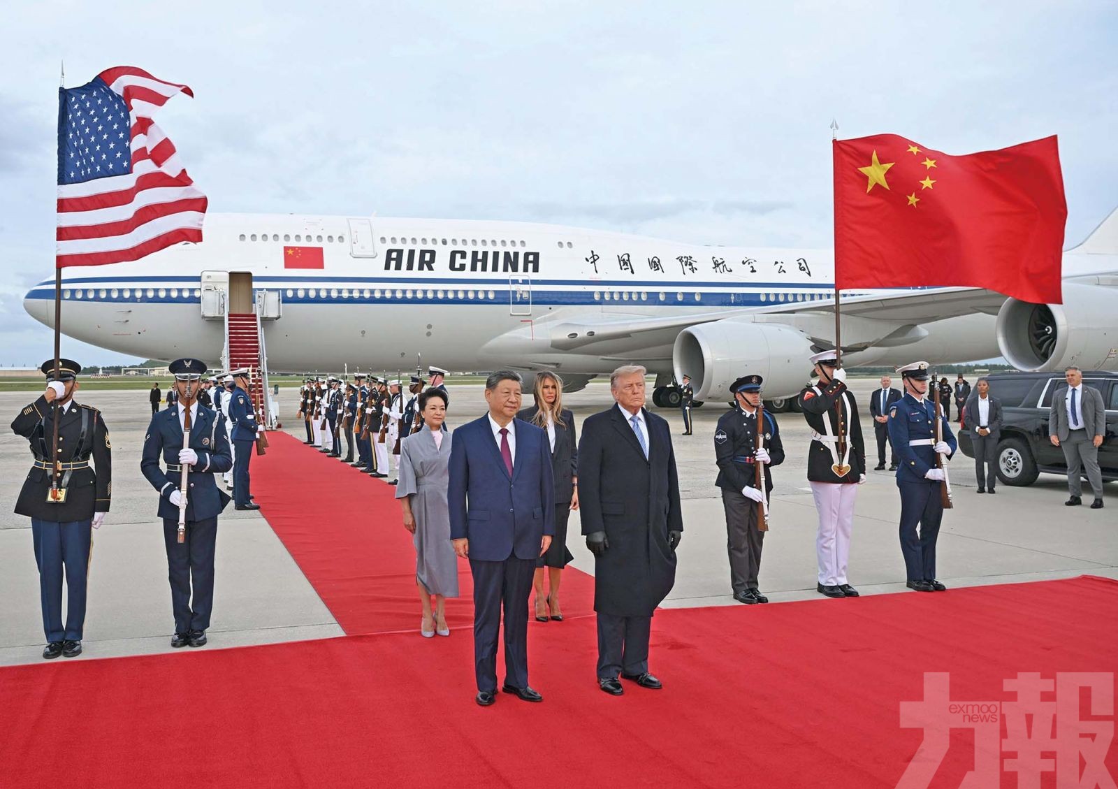 美國總統接機釋何訊號？