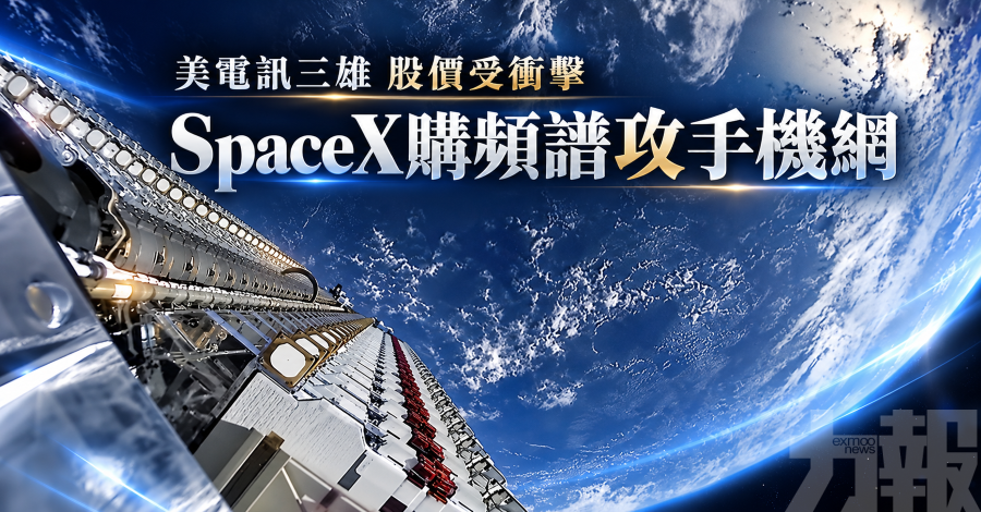 美電訊三雄 股價受衝擊