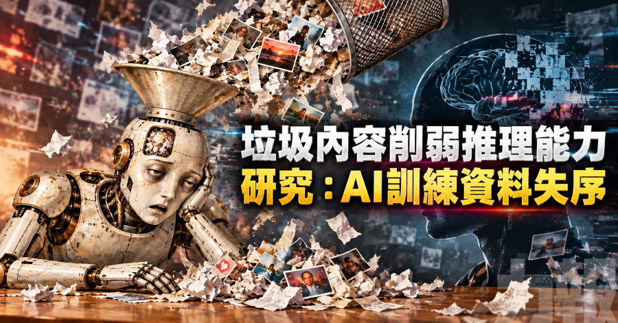 垃圾內容削弱推理能力
