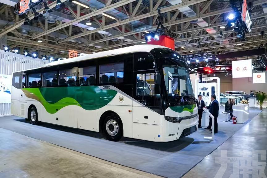 中車兩款港澳定製純電客車亮相車博會