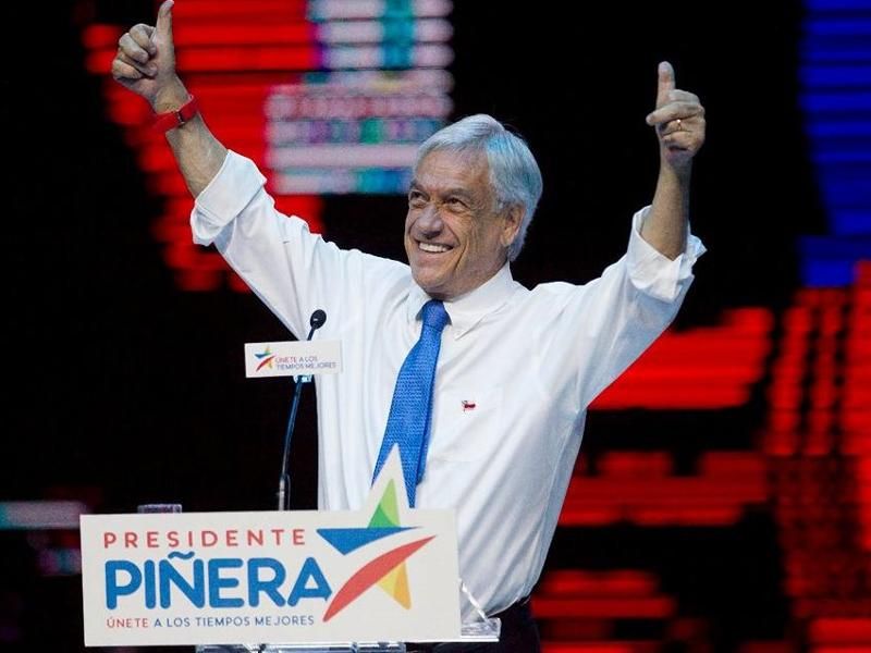 ​智利前總統皮涅拉勝出大選