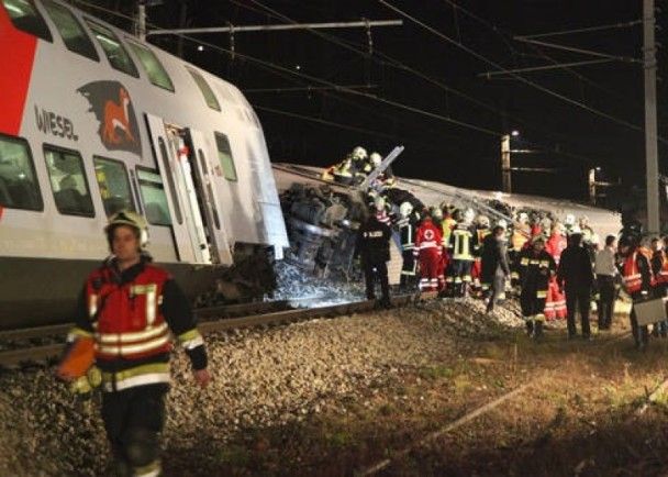 維也納兩列火車相撞八傷