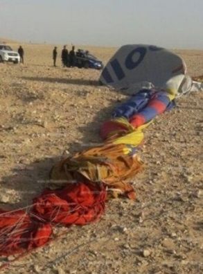 埃及樂蜀熱氣球墜毀一死七傷