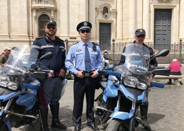 ​中意警方在意國第三次聯合巡邏