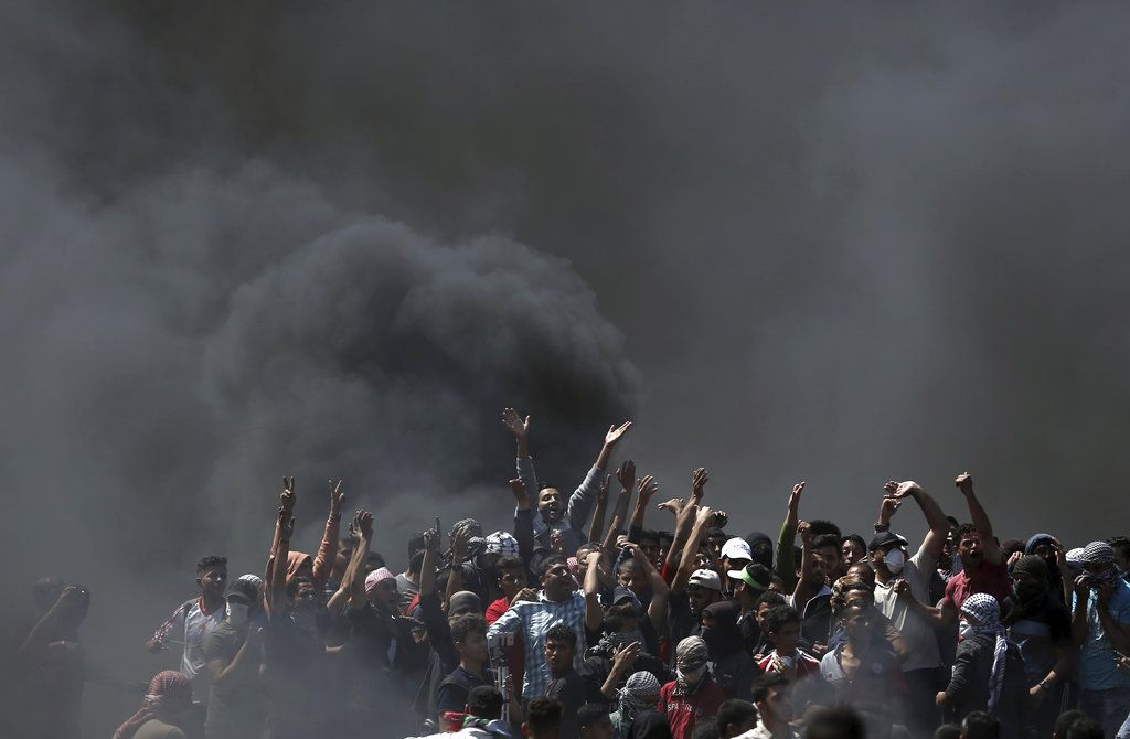 加沙流血示威41死