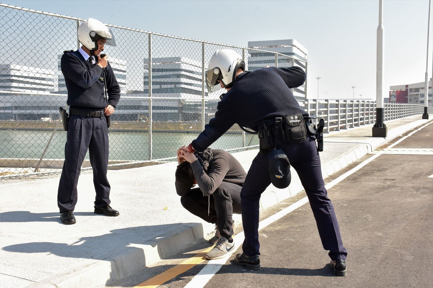 海關反偷渡演練效果良好