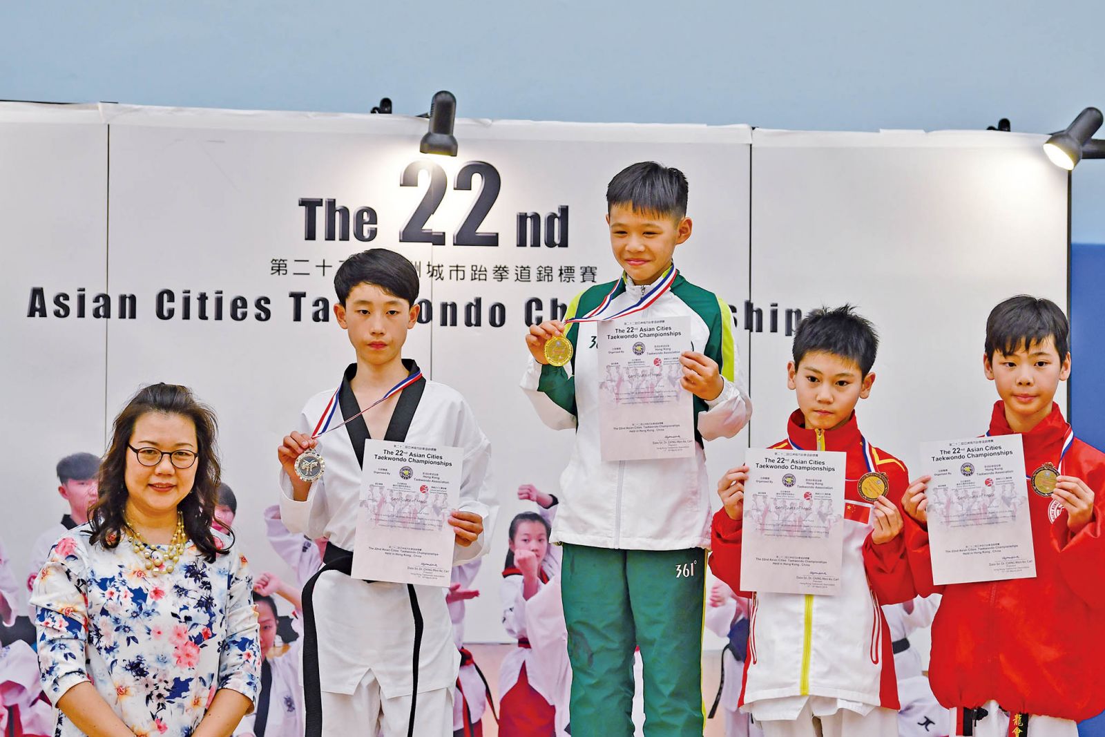 跆拳代表亞洲城市賽奪12獎牌