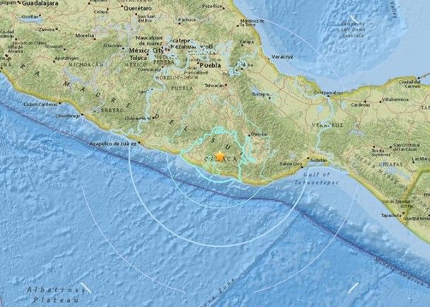 墨西哥南部5.9級地震