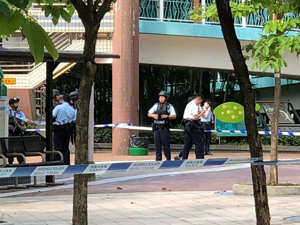 香港鰂魚涌公園槍擊案 四人中槍