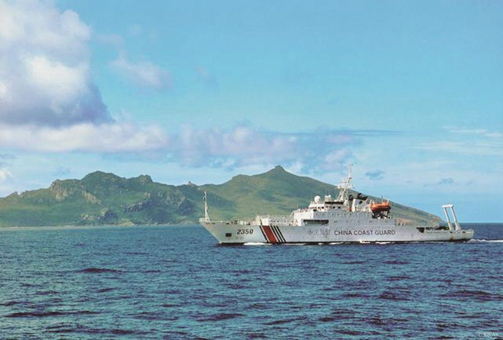 中國海警再巡釣魚島