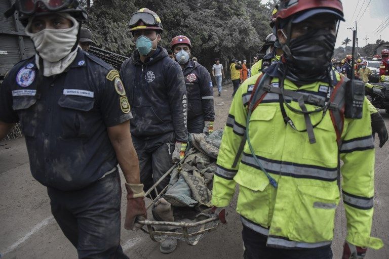 ​危地馬拉火山爆發增至65死