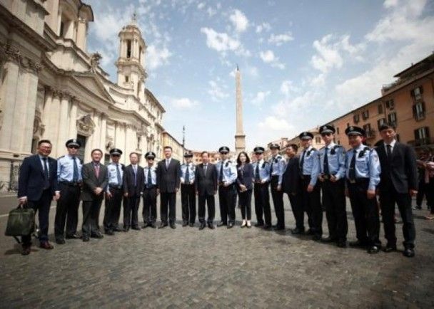 ​中意警方在意國第三次聯合巡邏