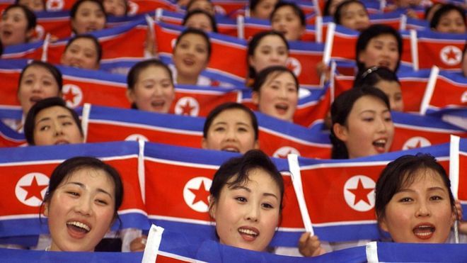 朝鮮啦啦隊等280人明抵韓