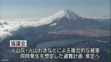 日政府擬定富士山噴發對策