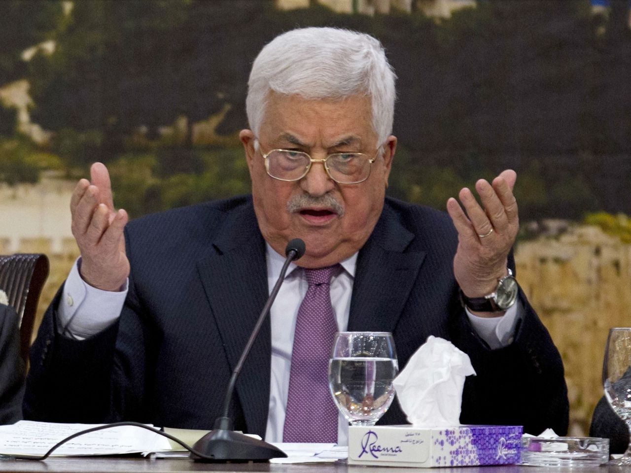 ​巴勒斯坦主席阿巴斯今日未能出院