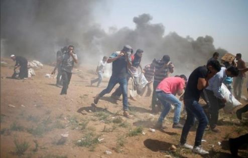 譴責以色列暴力鎮壓加沙示威