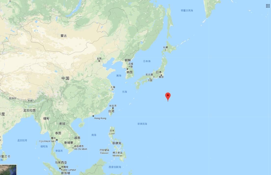 ​規模5.4地震襲日小笠原群島外海