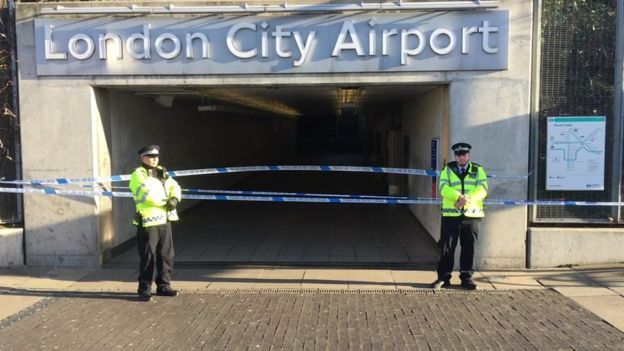 倫敦城市機場緊急關閉