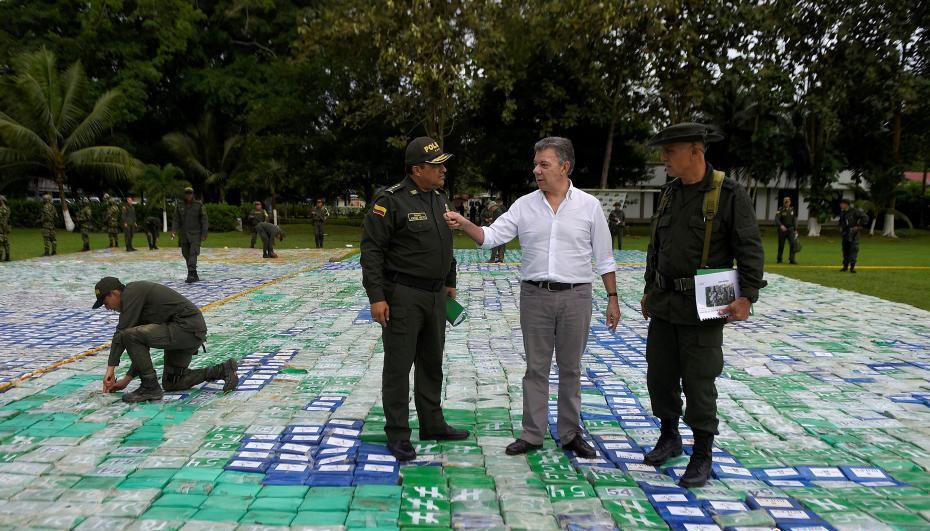 哥倫比亞撿獲12噸可卡因