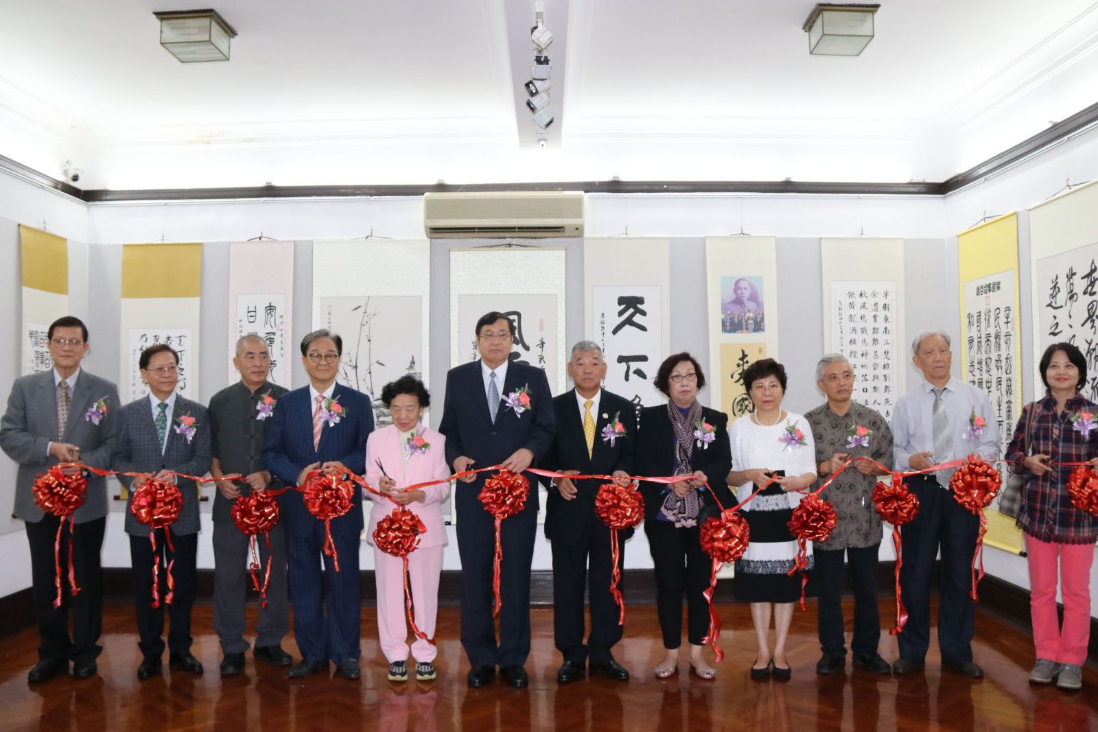 國父紀念館展書法作緬懷孫中山